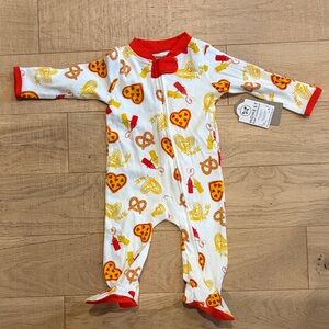 The Honest Company Red and Yellow Kids One Piece